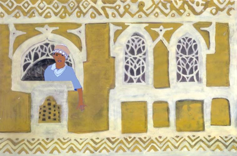 Children Book and potential for animation story - Alina's Big Birthday Adventure image 10 OMAR inPalace.jpg